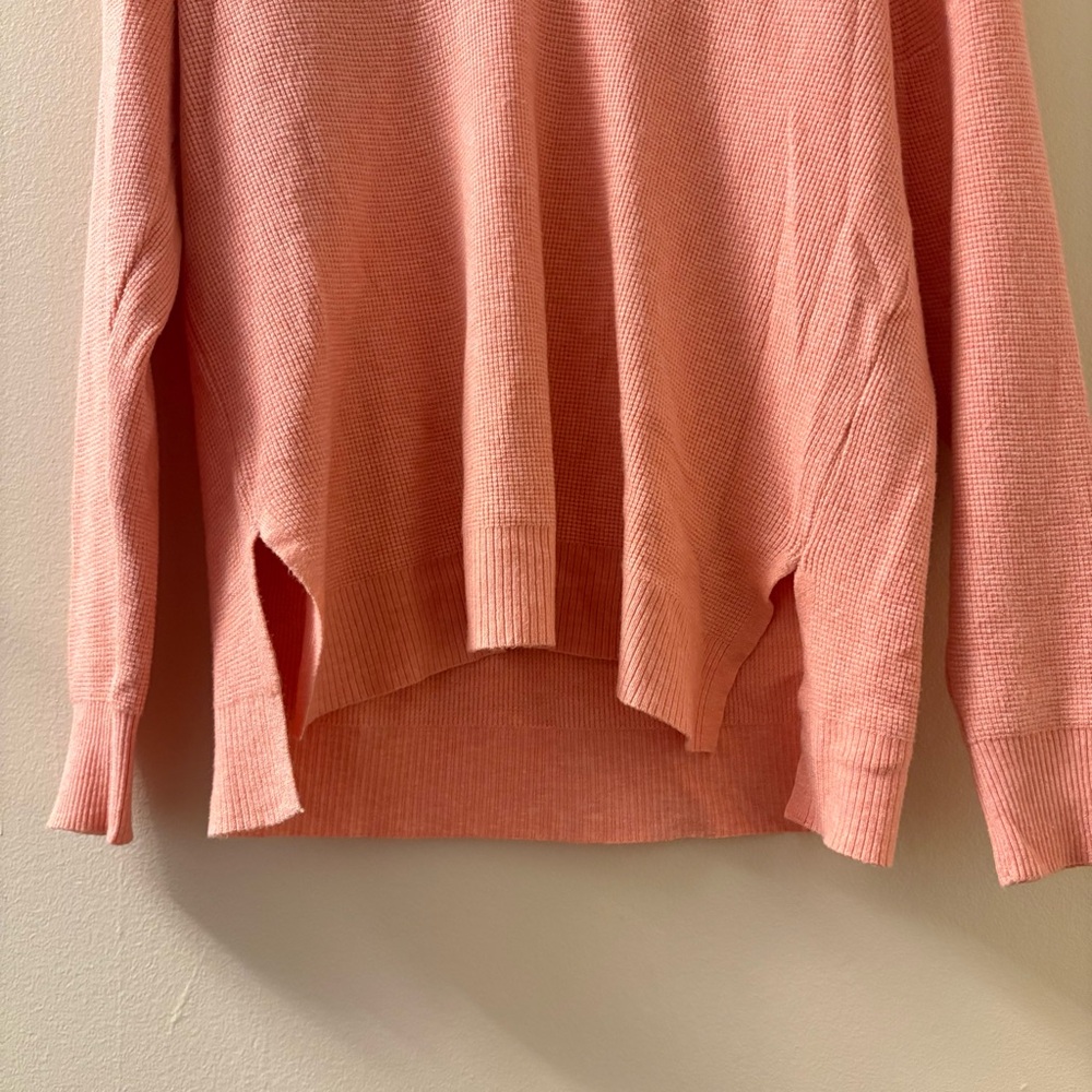 Dreamers by Debut Coral V-Neck Sweater Size M/L - Picture 8 of 12